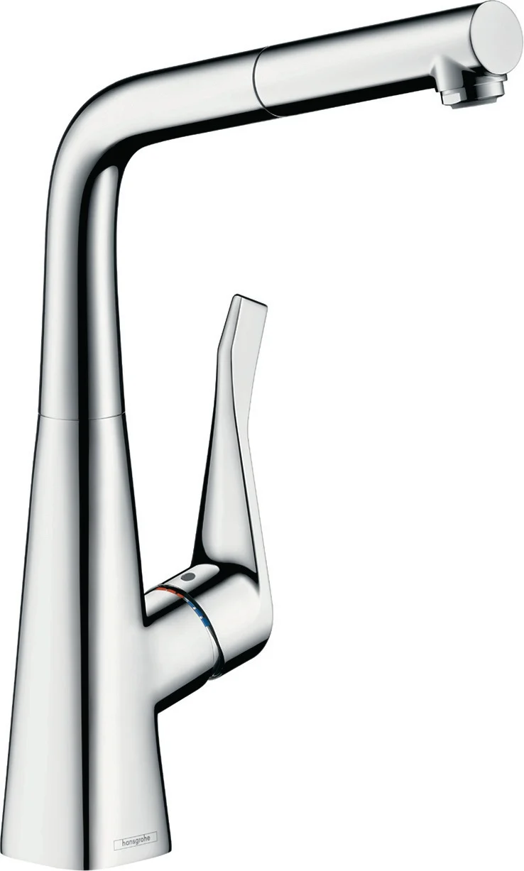 HANSGROHE HG Einhebel-Küchenmischer 320 METRIS M71 Eco mit Ausziehbrause 1 jet chrom
