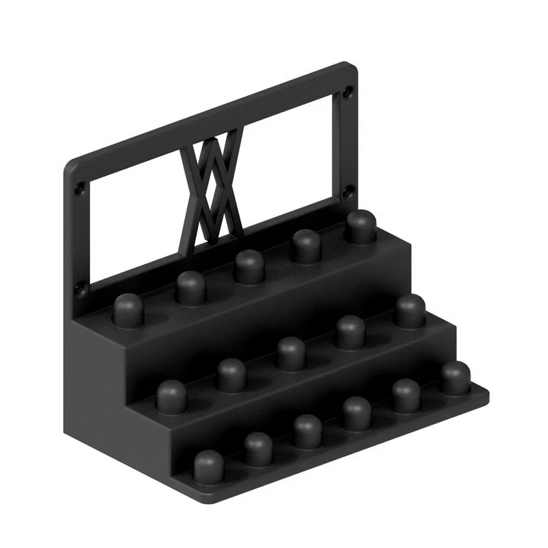 Wandhalter für 16tlg 12kant Stecknusseinsatz Set für 3D Druck I 079