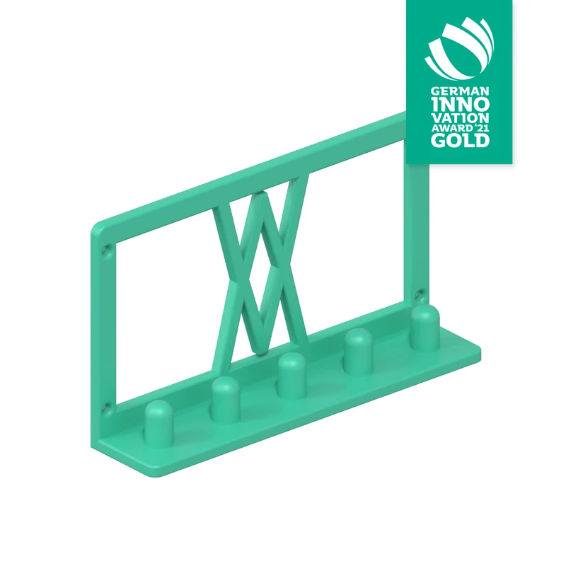 Wandhalter für 5tlg Kraftschoneinsätze 1/2 Zoll für 3D Druck I 017