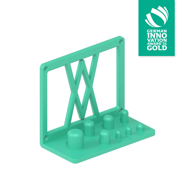 Wandhalter für 8tlg Übergangsstücke 1/4" 3/8" & 1/2 Zoll für 3D Druck I 074