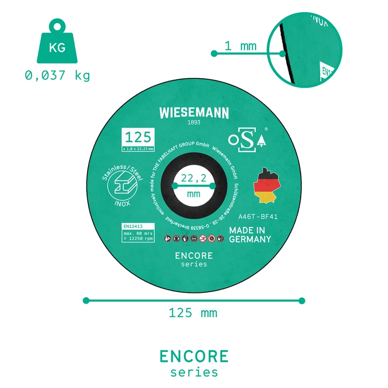 Trennscheiben 20er Pack I 81611