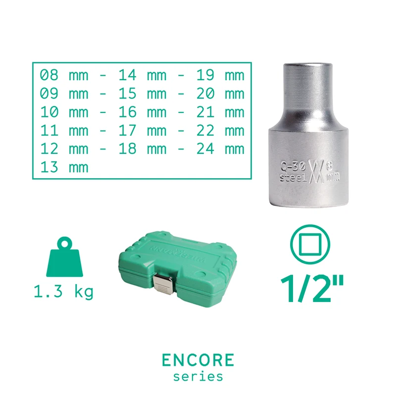12kant Stecknusseinsatz Set I 81499