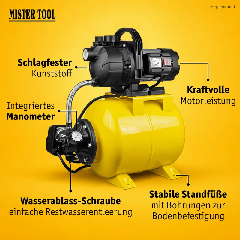 Hauswasserwerk 1000 W