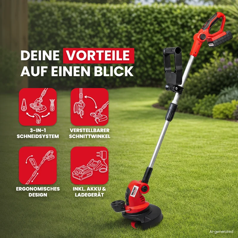 3-in-1 Rasentrimmer 20 V