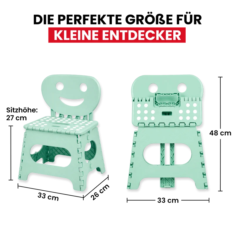 Klappbarer Kinderstuhl mint 2-in-1