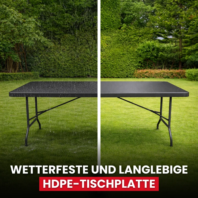 Klapptisch aus Kunststoff