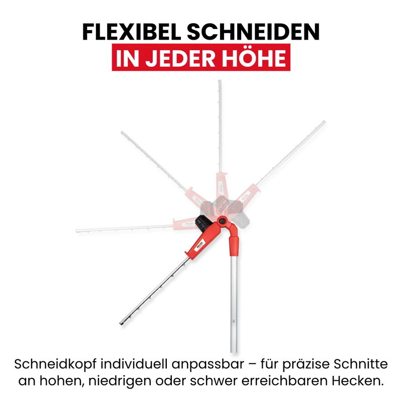 XXL 20V Li-Ionen Akku-Heckenschere