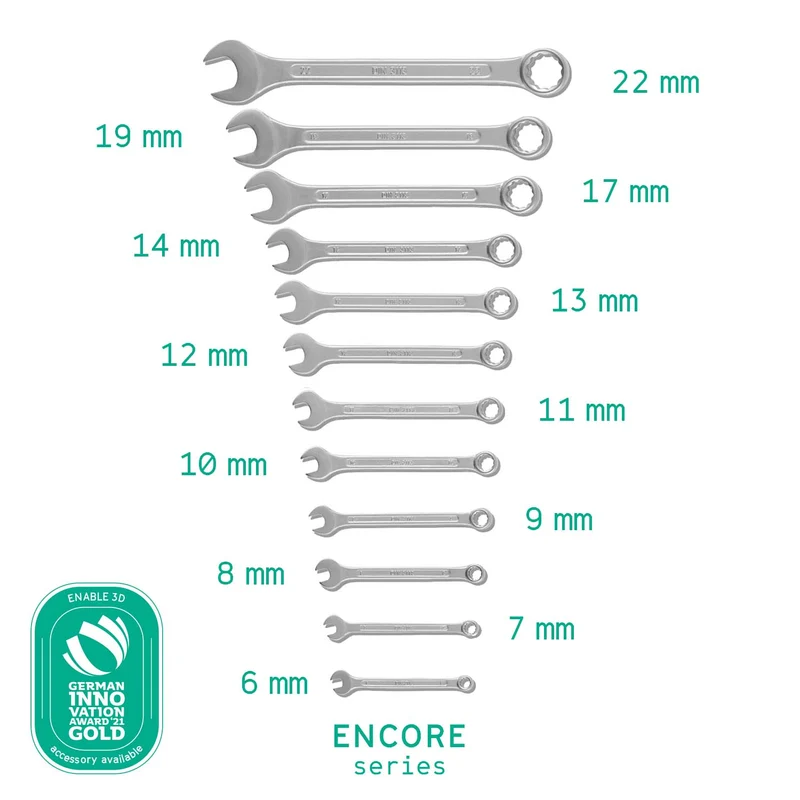 Ringmaulschlüssel Set 6-22mm I 81055