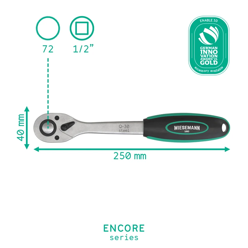 Ratsche 1/2 Zoll I 80836