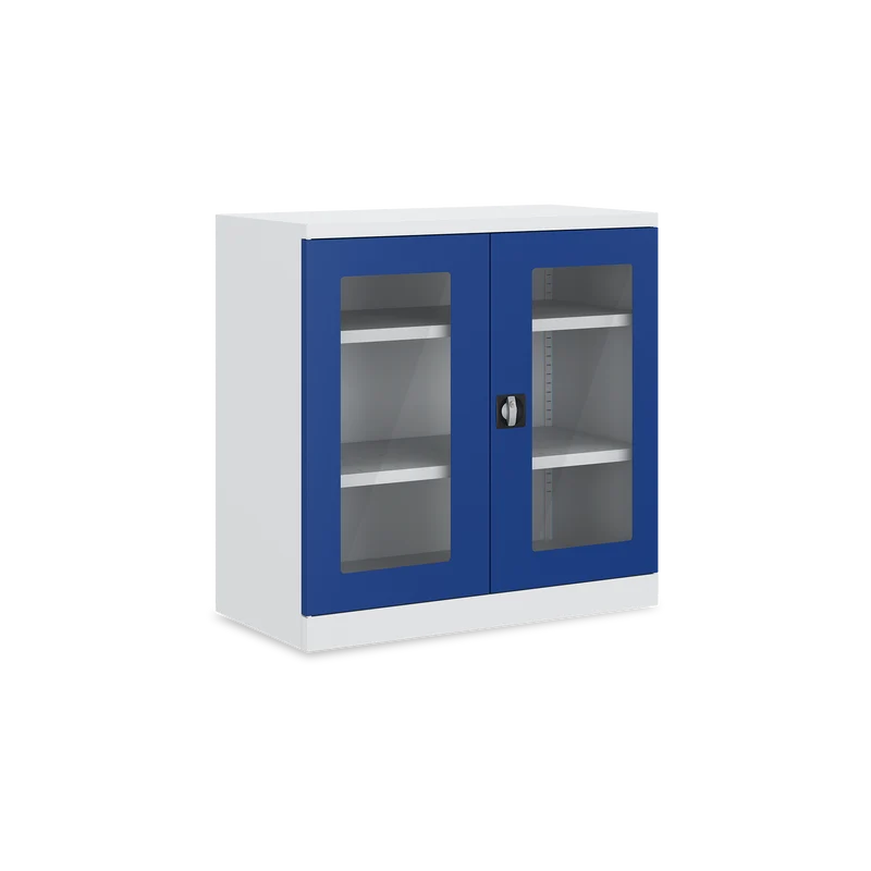 Schwerlastschrank (150 kg) mit Sichtfenster (1000 x 500 x 995 mm)