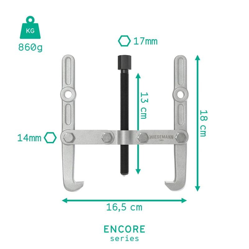 Abzieher 2-armig I 80584
