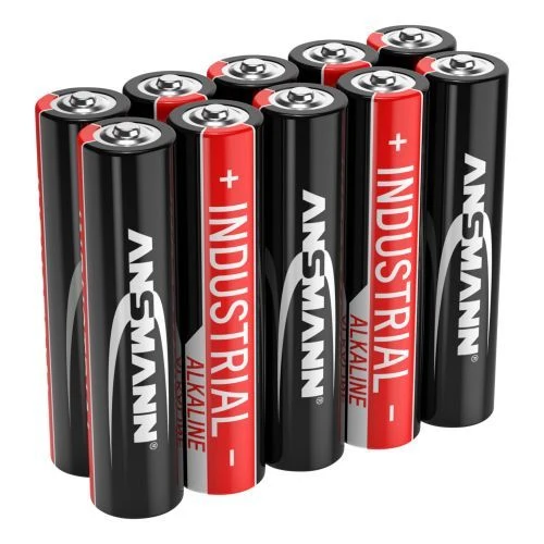 ANSMANN Industrial Alkaline-Batterien Micro AAA / LR03 1,5 V – 10er Pack