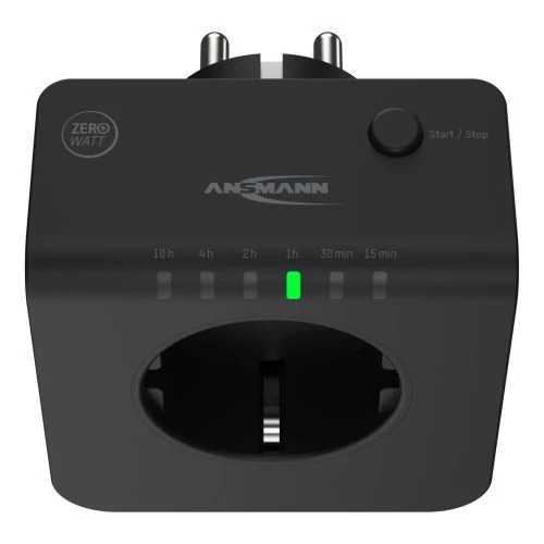 ANSMANN Energiespar-Steckdose AES 1.4A Schwarz