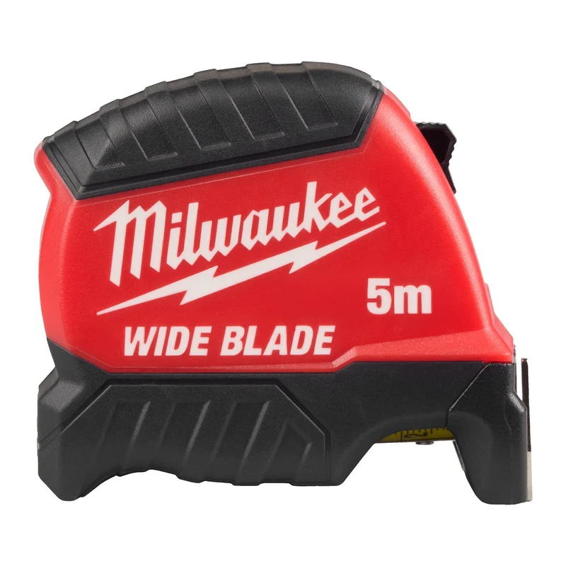 Milwaukee Premium-Bandmaß breit 5 m (35 mm breites Band, Architektenskala, nicht magnetisch, GEN III)