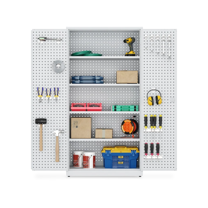Werkstatt- & Schwerlastschrank – 920 x 450 x 1050/1940 – inkl. verzinkten FB