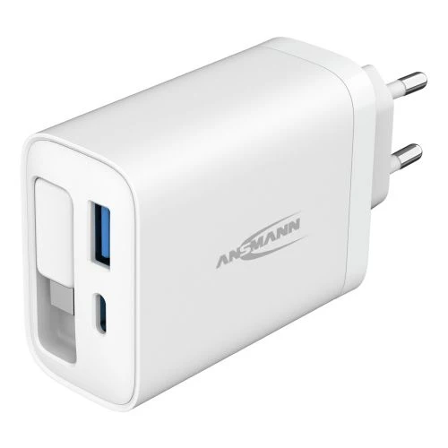 ANSMANN Home Charger 230PD mit Kabel / 3 A / 30 W / 2 Port, Weiß