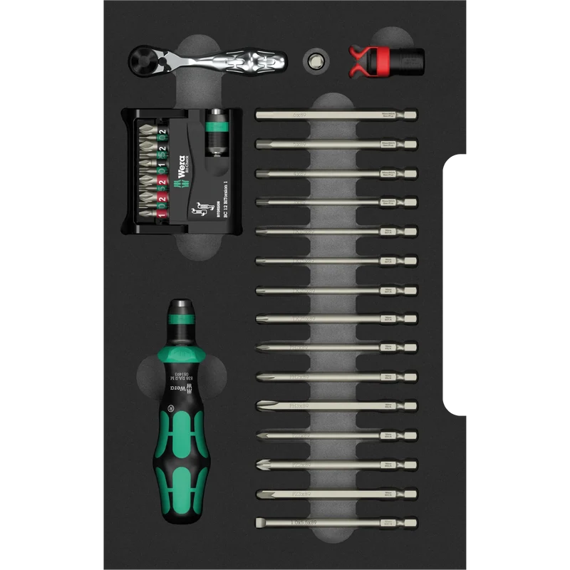 Schraubendreher Wechselklingen Set in Einlage