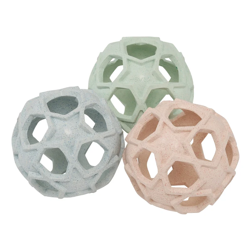 Hevea - "Star Ball" Greifball (100% Naturkautschuk) upcycled - Motorikspielzeug