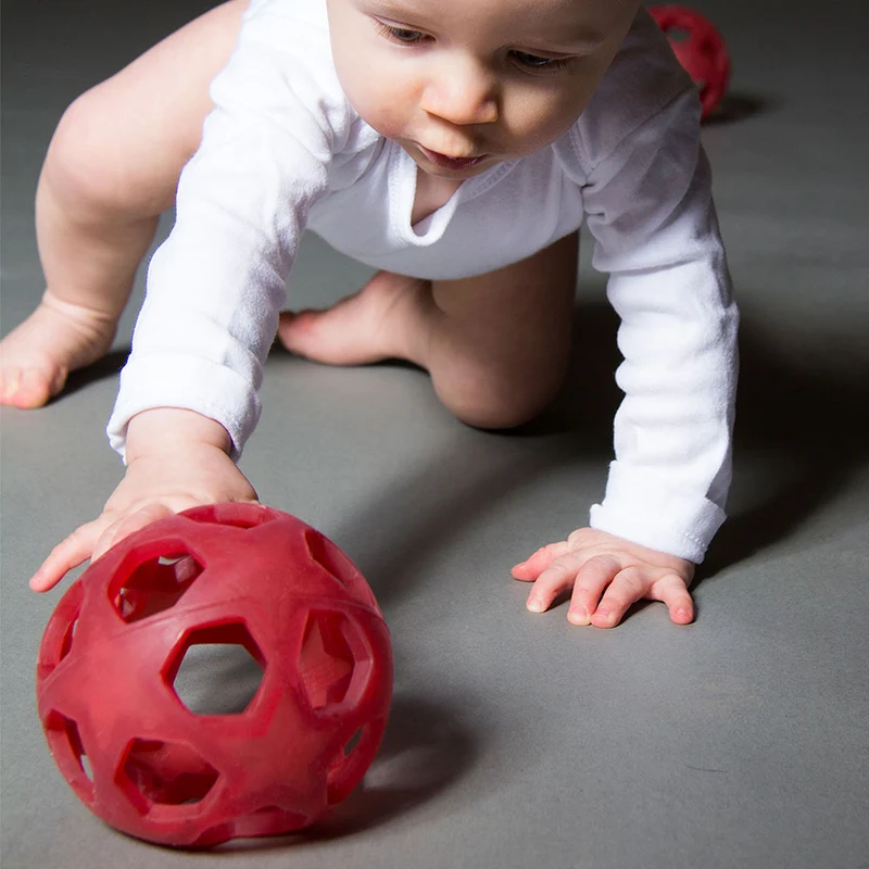 Hevea - "Star Ball" Greifball (100% Naturkautschuk) - Motorikspielzeug