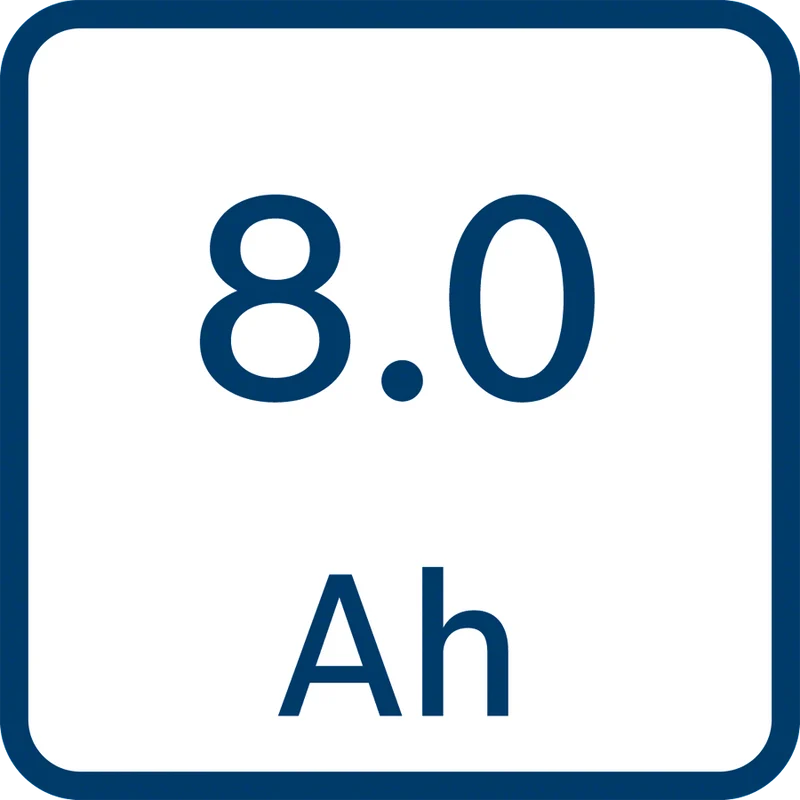 Bosch PRO Akku ProCORE18V+ 8.0 Ah (18,0 V / 8,0 Ah, bis 2000 W max. Leistung, Tabless-Zellen, AMPShare Akkupack)