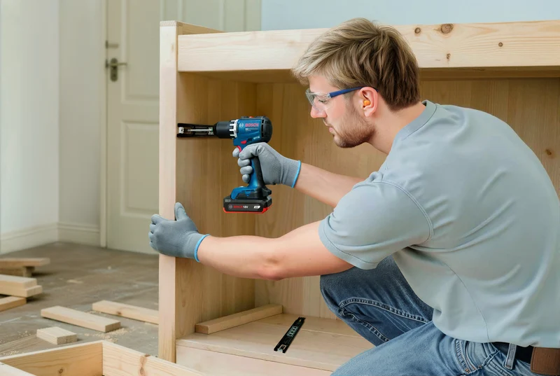 Bosch PRO Akku-Bohrschrauber GSR18V-52 (Max. Drehmoment: 70 Nm, Bohrfutter: 13 mm, Drehzahl: 500/1900 U/min, mit 2 x EXBA18V-40 Akku in L-BOXX 136)