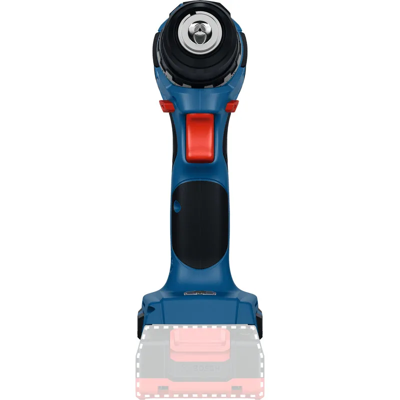 Bosch PRO Akku-Bohrschrauber GSR18V-52 (Max. Drehmoment: 70 Nm, Bohrfutter: 13 mm, Drehzahl: 500/1900 U/min, ohne Akku im Karton)
