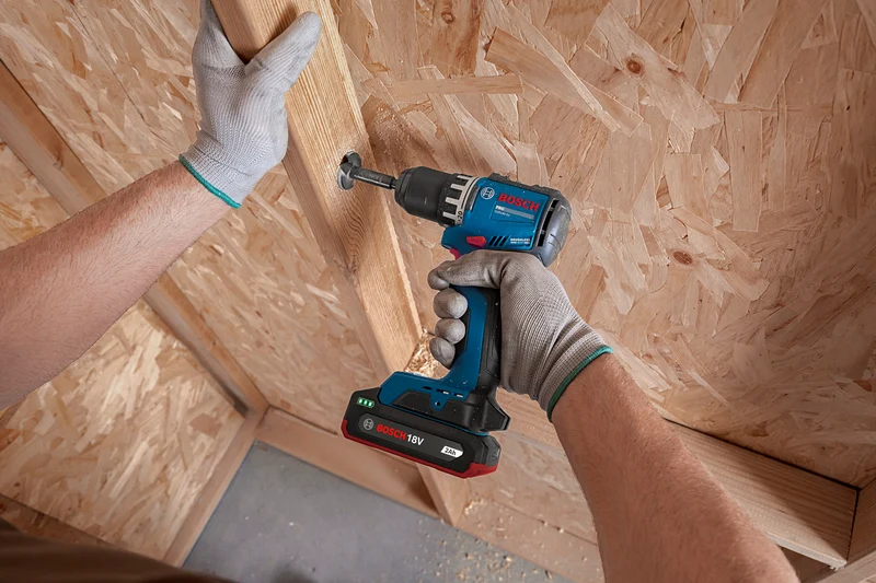 Bosch PRO Akku-Bohrschrauber GSR18V-52 (Max. Drehmoment: 70 Nm, Bohrfutter: 13 mm, Drehzahl: 500/1900 U/min, ohne Akku im Karton)