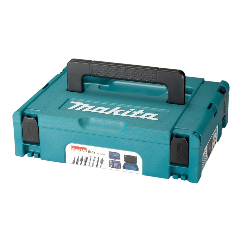 Makita B-49638 Bit und Bohrer Set 69 teilig + Makpac für Holz und Metall