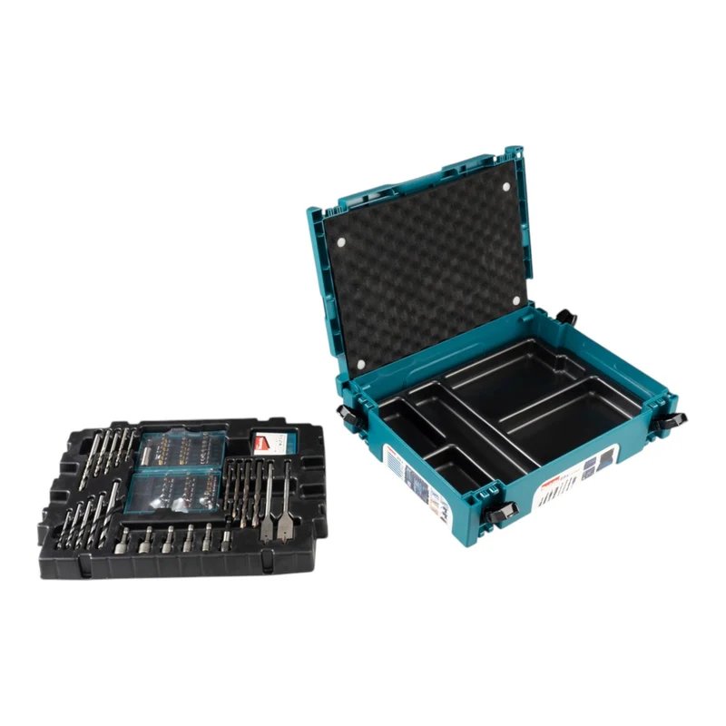 Makita B-49638 Bit und Bohrer Set 69 teilig + Makpac für Holz und Metall