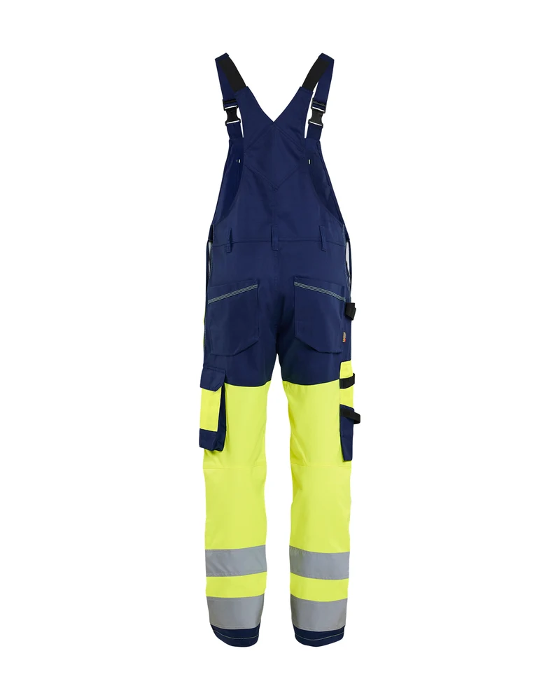 Blåkläder 2663 High Vis Latzhose, Farbe: Gelb/Marineblau (3389)