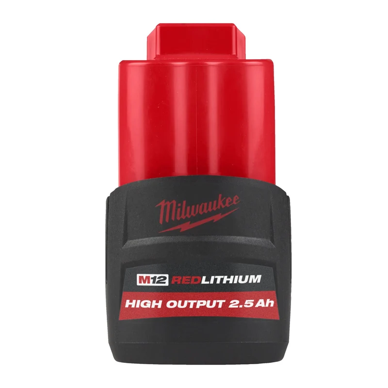 Milwaukee Akku M12 HB2.5 (12V / 2,5 Ah, High Output, Red Li-Ion, 2500 mAh)