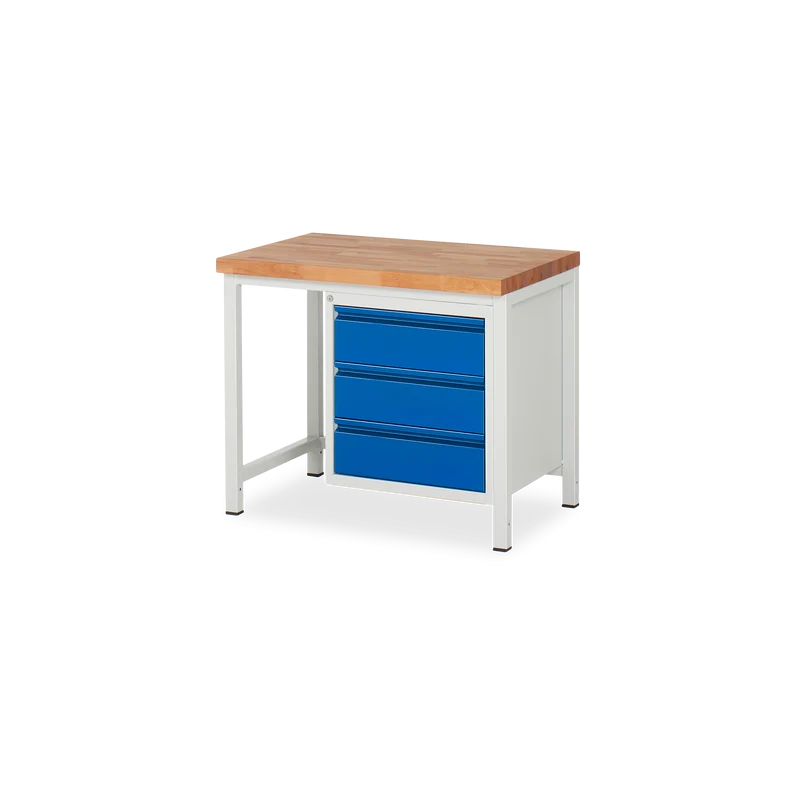 Profi-Werkbank mit 3x Schublade