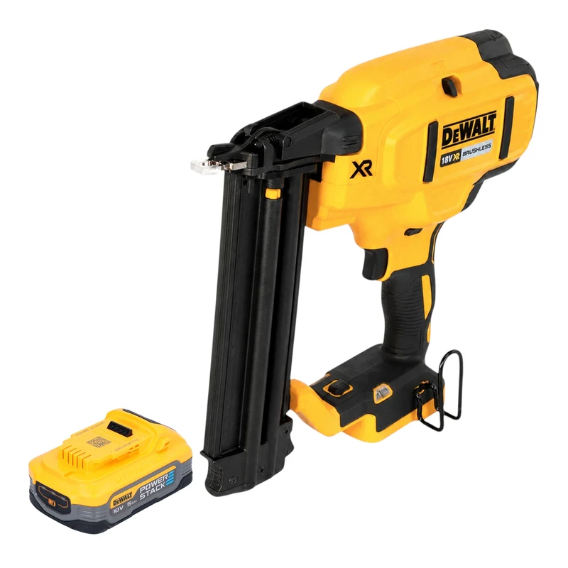DeWalt DCN 680 N Akku Nagler 18 V 15 - 54 mm Brushless + 1x Powerstack Akku 5,0 Ah - ohne Ladegerät