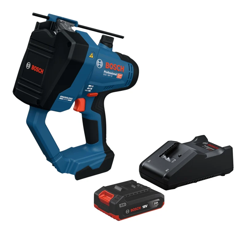 Bosch GGC 18V-12 Professional Akku Gewindestangenschneider 18 V M12 + 1x Akku 2,0 Ah + Ladegerät