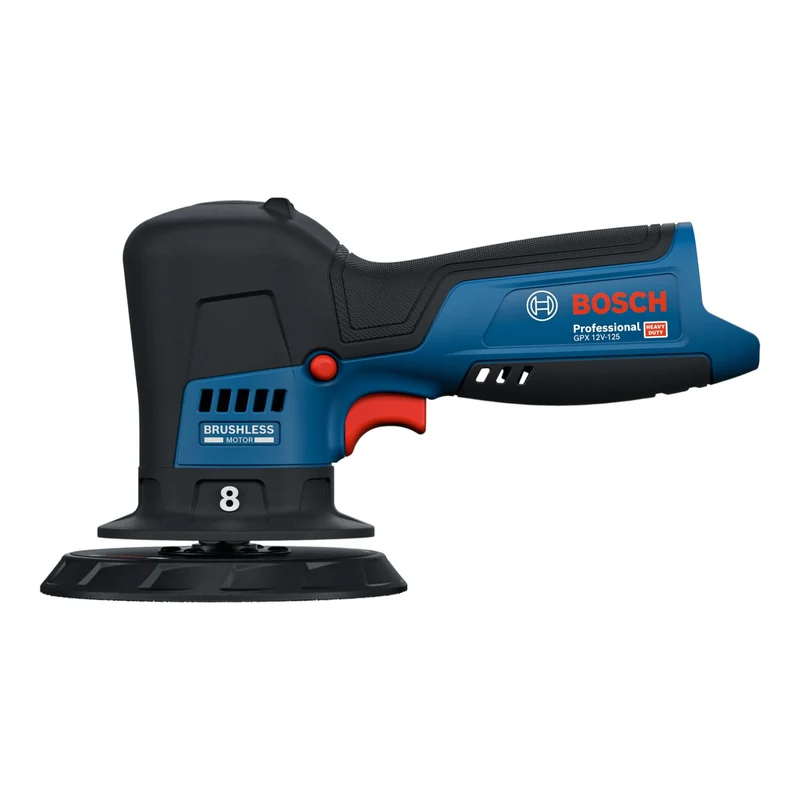 Bosch GPX 12V-125 Akku Polierer 12 V 125 mm Brushless + 1x Akku 6,0 Ah + Ladegerät