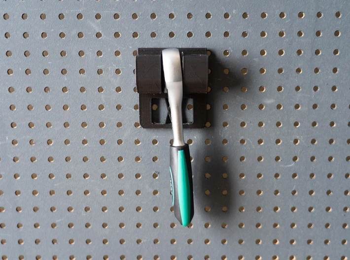 Wandhalter für kleine Ratsche 1/4 Zoll für 3D Druck I 046