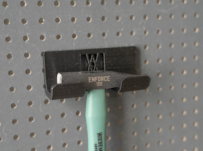 Wandhalter für kleinen Schlosserhammer (100g) für 3D Druck I 027