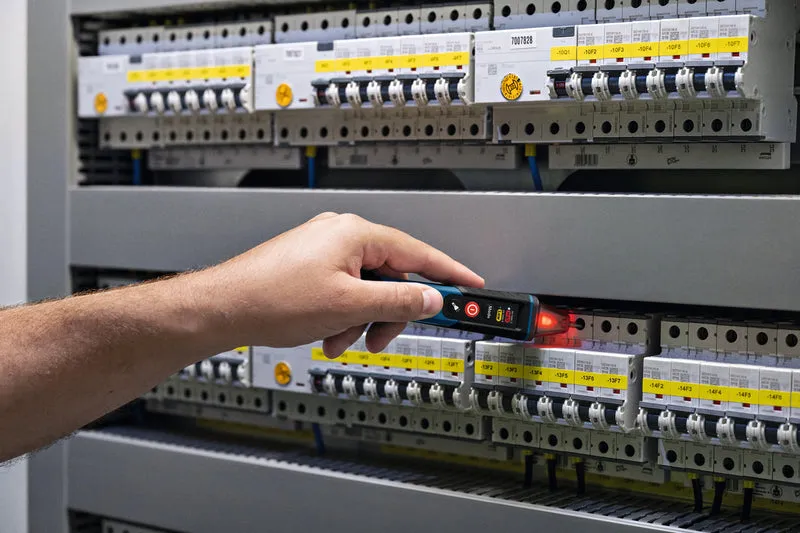 Bosch PRO Spannungsprüfer GVD 1000-17 (berührungslos, Zwei Spannungsbereiche: 24 - 1000 / 90 - 1000 V AC, CAT IV, IP67, LED-Anzeige, inkl. Batterien)