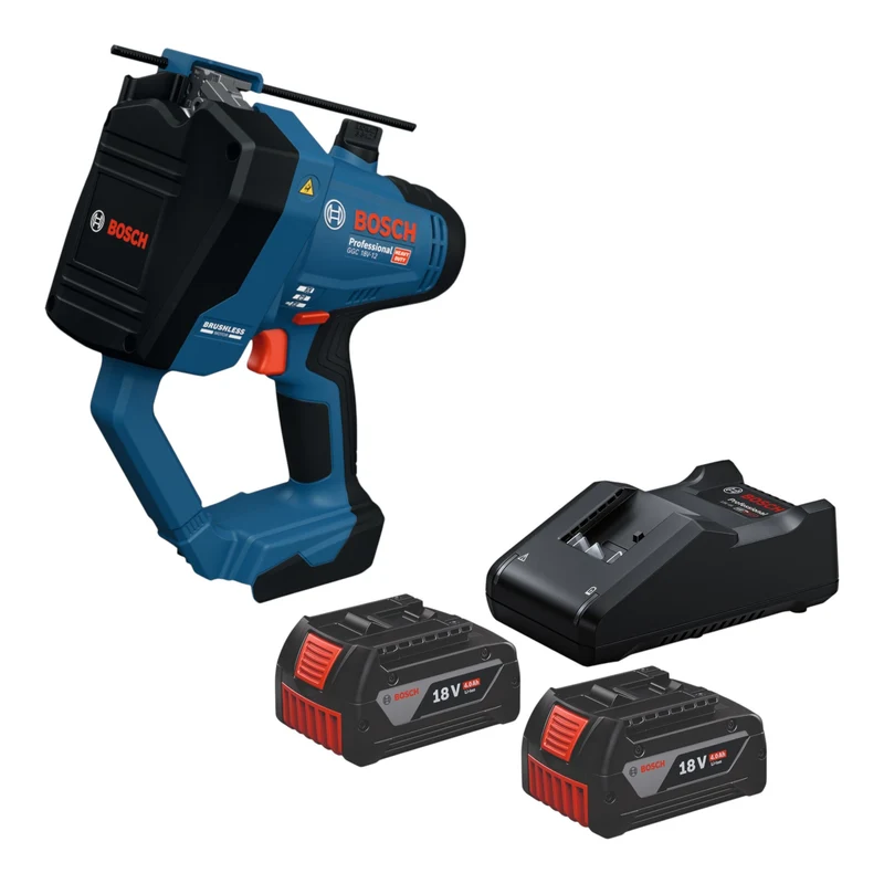 Bosch GGC 18V-12 Professional Akku Gewindestangenschneider 18 V M12 + 2x Akku 4,0 Ah + Ladegerät