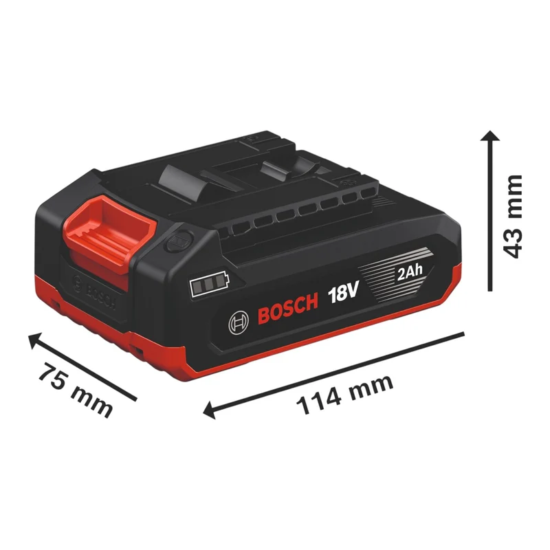 Bosch Akku Set 2x GBA 18V-20 Professional 18 V 2,0 Ah Li-Ion AMPShare ( 2x 1600A03K19 )