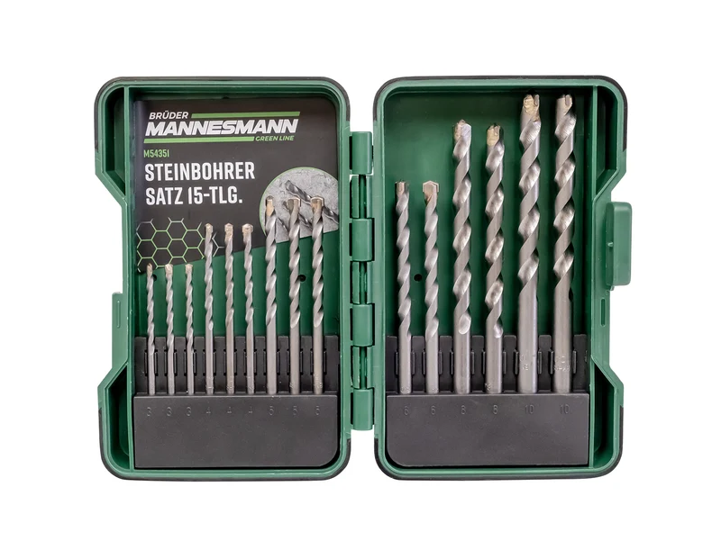 Steinbohrer-Set, 15-tlg.