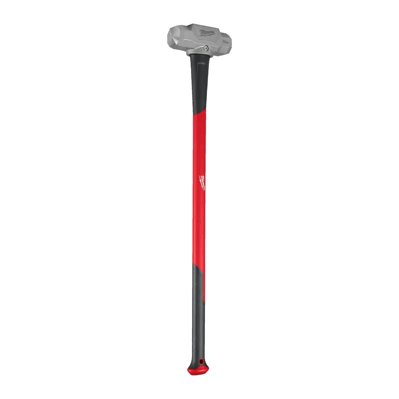Milwaukee Vorschlaghammer 3,6 kg (Stahlverstärkter Glasfaserstiel 910 mm, SHOCKSHIELD™ Stiel für maximale Vibrationsreduzierung, SECURE STRIKE™ Verbindung von Kopf und Stiel)