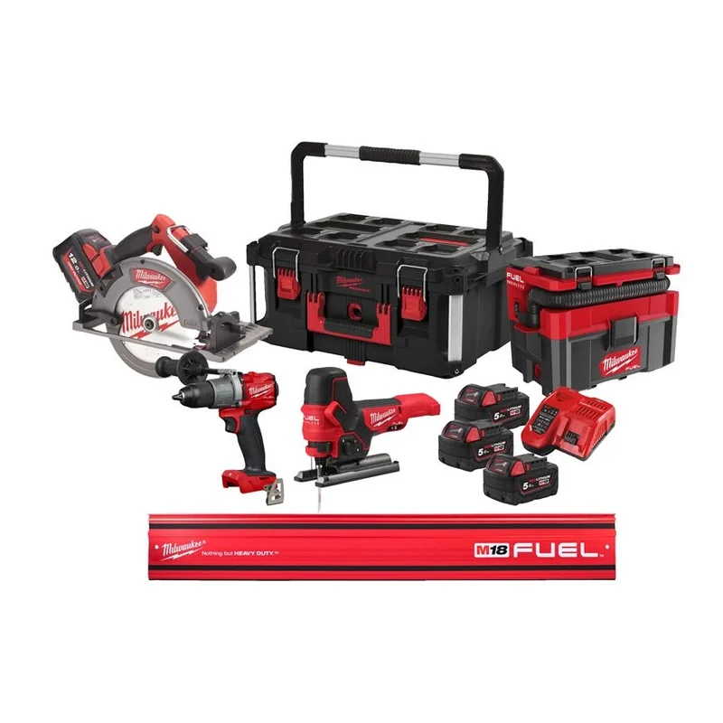 Milwaukee M18 FPP4L-124P Akku-Werkzeugset