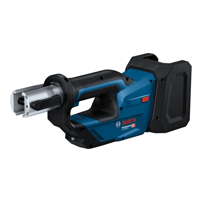 Bosch GPT 18V-19 Professional Akku Presswerkzeug 18 V 21 kN + 2x Akku 2,0 Ah + Ladegerät + 3x Pressbacke + L-Boxx