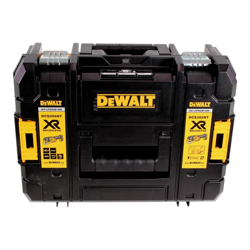 DeWalt DCS 356 P2T Akku Multitool 18 V Brushless + 2x Akku 5,0 Ah + Ladegerät + 20 tlg. Zubehör + TSTAK