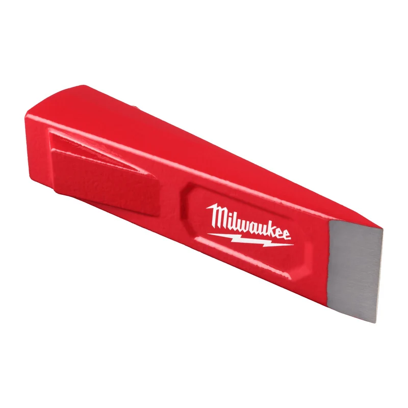 Milwaukee Spaltkeil 2,3 kg (Länge: 200 mm, Große Schlagfläche, korrosionsbeständige Beschichtung, Seitliche Stege erhöhen die Spalteffizienz)