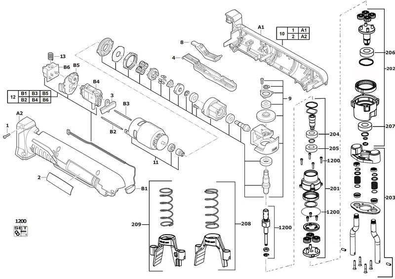 Milwaukee M18 BSBT Ersatzteile (Code: 487290)