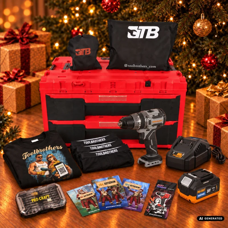 Toolbrothers Powertools Kalender 2026 – Procraft Industrial CD20Abb Edition, Gr. S