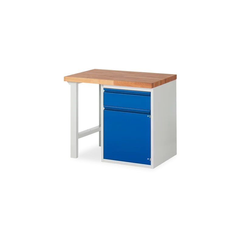 Profi-Werkbank mit 1x Schublade und 1x Türe