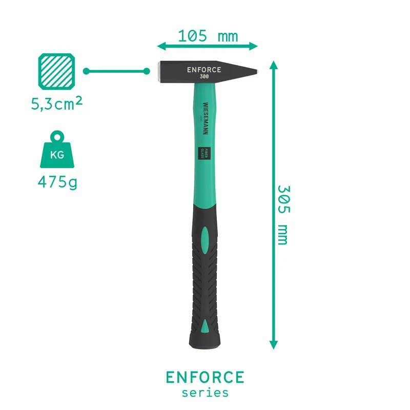 Schlosserhammer 300g I 80430